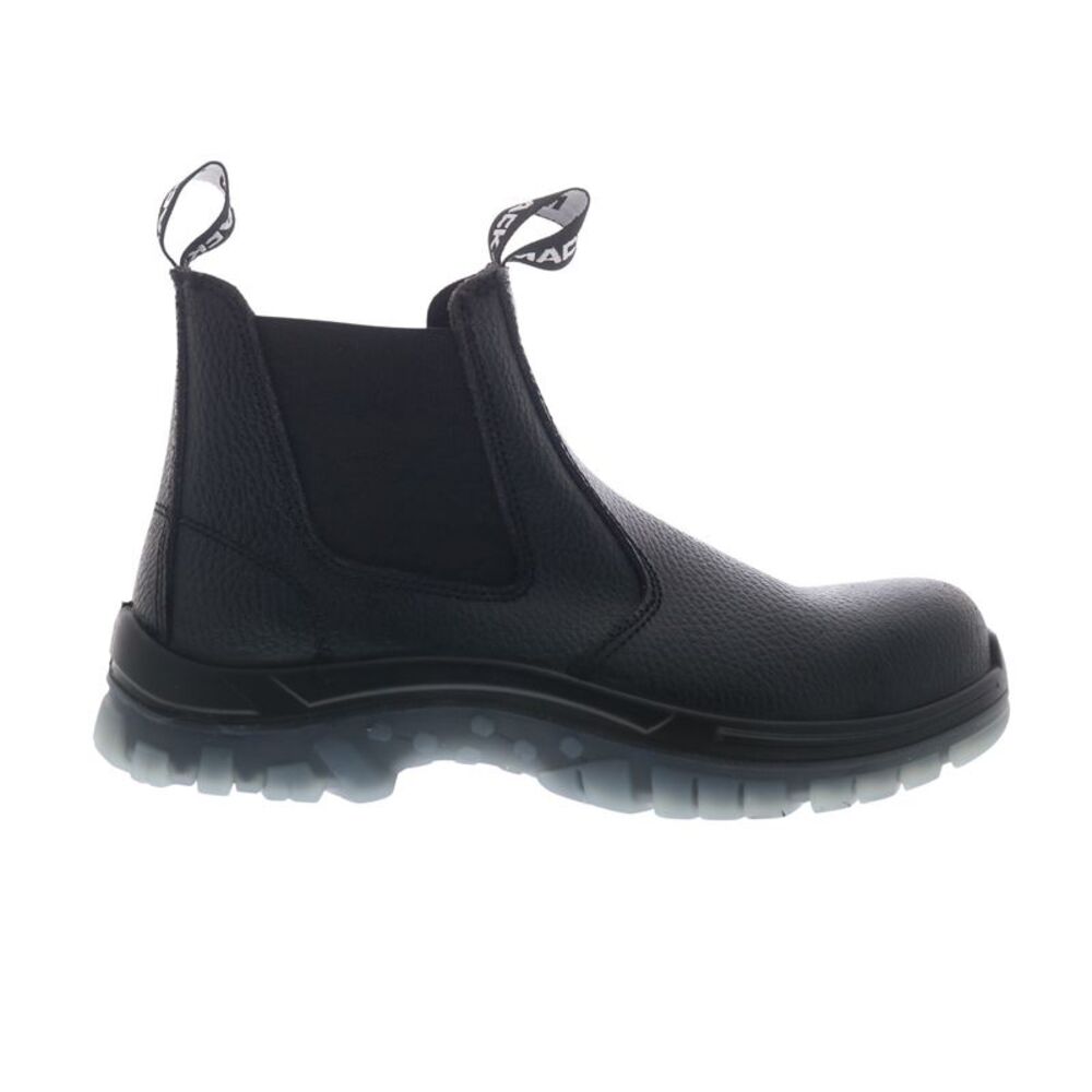 Mack Mens Tradie Steel Toe Slip Resistant Heat Resistant Black Boots (NWT)